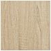 Scrivania Rovere Sonoma 80x45x74 cm in Legno Multistrato - Foto miniatura 9