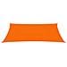 Parasole A Vela Oxford Rettangolare 2,5x5 M Arancione - Foto miniatura 3