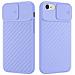 Custodia Compatibile Con Apple Iphone 7 / 7s / 8 / Se 2020 In Viola Opaco - Coperchio Protettivo In Silicone Tpu Flessibile E Con Protezione Per La Fotocamera - Foto miniatura 1