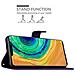 Custodia Compatibile Con Huawei Mate 30 Pro In Lilla Scuro Fiore - Coperchio Protettivo In Design Floreale Con Chiusura Magnetica, Funzione Stand E Slot Per Carte - Foto miniatura 4