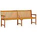 Panchina da Giardino 219 cm in Legno Massello d'Acacia - Foto miniatura 2