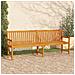 Panchina da Giardino 219 cm in Legno Massello d'Acacia - Foto miniatura 1