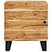 Comodino 40x33x46 Cm In Legno Massello Di Acacia - Foto miniatura 3