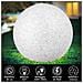 Lampada Sfera Giardino 40cm Luce Illuminazione Esterno Attacc E27 Effetto Pietra - Foto miniatura 2