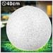 Lampada Sfera Giardino 40cm Luce Illuminazione Esterno Attacc E27 Effetto Pietra - Foto miniatura 1