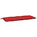 Cuscino Per Panca Rosso 120x50x7 Cm In Tessuto Oxford - Foto miniatura 2
