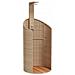 Doccia Esterno Beige 100x100x241,5 Cm Polyrattan E Legno Acacia - Foto miniatura 1