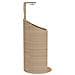 Doccia Esterno Beige 100x100x241,5 Cm Polyrattan E Legno Acacia - Foto miniatura 5