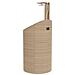 Doccia Esterno Beige 100x100x241,5 Cm Polyrattan E Legno Acacia - Foto miniatura 6