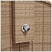 Doccia Esterno Beige 100x100x241,5 Cm Polyrattan E Legno Acacia - Foto miniatura 7