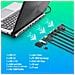 WONDER DOCK 12 Cablato USB 3.2 Gen 1 (3.1 Gen 1) Type-C Argento - Foto miniatura 2
