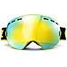 Maschera Xtrm-summit Occhiali Da Sci E Snowboard Con Cornice Gialla A Specchio - Foto miniatura 3