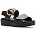Bilbao Sandals Sandali Pelle Scarpe Donna Nero Eu 38, 12-33505-01 - Foto miniatura 1