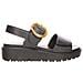 Bilbao Sandals Sandali Pelle Scarpe Donna Nero Eu 38, 12-33505-01 - Foto miniatura 2