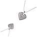 Collana Con Ciondolo A Cuore, Collana Con Ciondolo Fotografico Personalizzato Per Donna - Foto miniatura 3