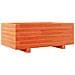Fioriera Giardino Marrone Cera 70x40x26,5cm Legno Massello Pino - Foto miniatura 1