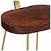Sgabelli da Bar 2 pz 49x43x79 cm in Legno Massello di Mango - Foto miniatura 2