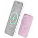 Powerbank Usb-a / Usb-c 10w 5000mah Induzione Compatibile Magsafe, Rosa - Foto miniatura 10