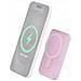 Powerbank Usb-a / Usb-c 10w 5000mah Induzione Compatibile Magsafe, Rosa - Foto miniatura 4