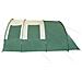 Tenda da Campeggio a Tunnel per 4 Persone Verde Impermeabile - Foto miniatura 8