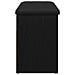 Panchina da stoccaggio  in rovere nero 80x30x45 cm in legno ingegnerizzato - Foto miniatura 7