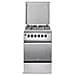 DL554EX2 cucina 4 Fuochi Gas con Forno Elettrico Acciaio inox 50x55 - Foto miniatura 1