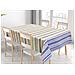 Tovaglia Per Salotto Cucina In Miros Misto Cotone Made In Italy Tela Rp 140x360 Blu - Foto miniatura 1