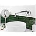 Rubinetto Miscelatore Da Parete Per Lavabo Guaiba Ottone Argento - Foto miniatura 1