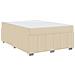 Struttura del letto con materasso Crema 160 x 200 cm Tessuto - Foto miniatura 1