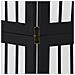 Divisorio Ambienti 6 Pannelli Nero Legno Massello di Paulownia - Foto miniatura 7