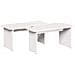 Tavolino da salotto 2 pcs Bianco 100 x 69 x 35.5 cm - Foto miniatura 1