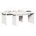 Tavolino da salotto 2 pcs Bianco 100 x 69 x 35.5 cm - Foto miniatura 3