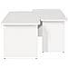 Tavolino da salotto 2 pcs Bianco 100 x 69 x 35.5 cm - Foto miniatura 9
