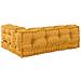 Cuscino per divano di pallet con braccioli e supporto per la schiena - Tessuto giallo - Foto miniatura 3