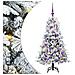 Albero di Natale Artificiale con Rami Pieghevoli Bianco 120 cm - Foto miniatura 1