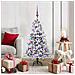 Albero di Natale Artificiale con Rami Pieghevoli Bianco 120 cm - Foto miniatura 2