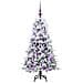 Albero di Natale Artificiale con Rami Pieghevoli Bianco 120 cm - Foto miniatura 4