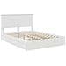 Letto con Contenitore Bianco 150 x 200 cm Legno multistrato - Foto miniatura 4