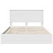 Letto con Contenitore Bianco 150 x 200 cm Legno multistrato - Foto miniatura 8