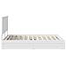 Letto con Contenitore Bianco 150 x 200 cm Legno multistrato - Foto miniatura 9