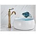 Rubinetto per lavabo da bagno, Blackswan, tipo M152, modello lungo in bronzo antico, misura 32,5 cm - Foto miniatura 4