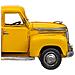 Furgone In Metallo Giallo 28x12x12h - Foto miniatura 7