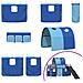 Struttura del letto loft per bambini Nero e Blu 74,5 x 190 cm - Foto miniatura 7