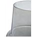 Vaso In Vetro Fumé Grigio Forma A Clessidra Ø15x19 Cm - Foto miniatura 2