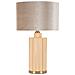 Lampada Da Tavolo Perly -d- In Vetro Perlato Con Paralume In Velluto Ø 40,5 Cm - Foto miniatura 1