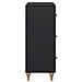 Mobile con Cassetti Nero 66 x 34,5 x 90 cm Legno ingegnerizzato - Foto miniatura 5
