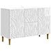 Credenza Bianco Lucido 89 x 34,5 x 60 cm Legno ingegnerizzato - Foto miniatura 1