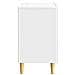 Credenza Bianco Lucido 89 x 34,5 x 60 cm Legno ingegnerizzato - Foto miniatura 4