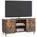 Mobile TV Rovere Fumo 102 x 34,5 x 52 cm Legno ingegnerizzato - Foto miniatura 2