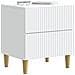 Armadio da Notte con cassetto 2 pcs Bianco 43 x 34,5 x 48 cm - Foto miniatura 2